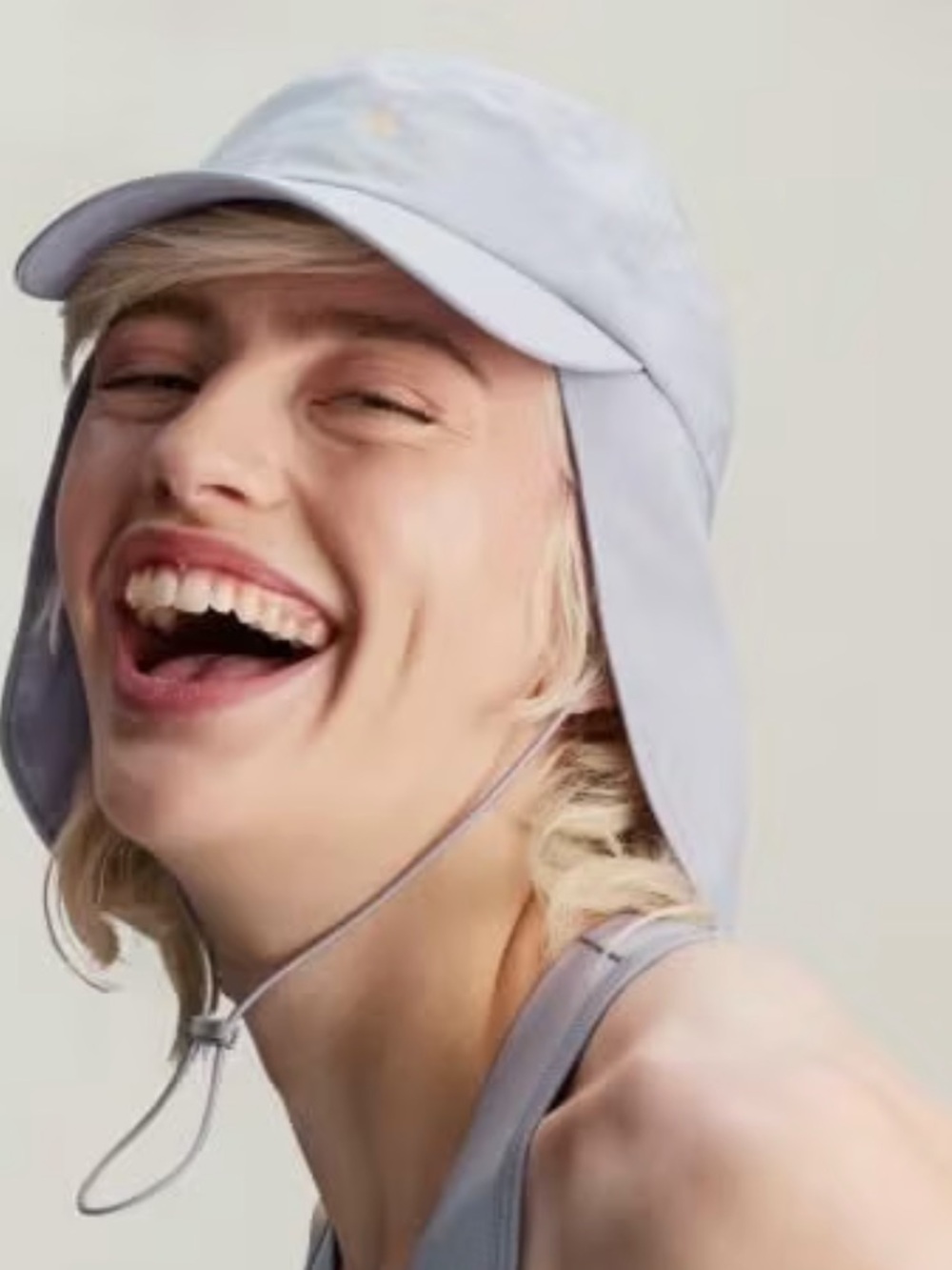 adidas by Stella McCartney RAIN Cap, Grey, ONE Size